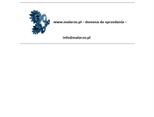 Tablet Screenshot of malarze.pl